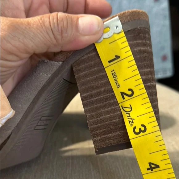 TOMS Women's Gray Perforated Mules - Picture 8 of 8